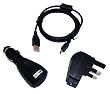 Car/Mains/Sync USB Cable Charger for HTC Touch HD