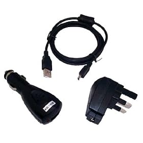 Car/Mains/Sync USB Cable & Charger for Garmin nuvi 1340T