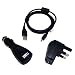 Car/Mains/Sync USB Cable & Charger for Garmin nuvi 1340T