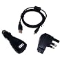 Car/Mains/Sync USB Cable Charger for Garmin nuvi 1240