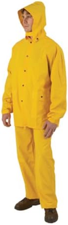 Texsport Yellow PVC 3 Piece Rainsuit
