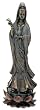 Kuan Yin on Lotus Figurine - Cold Cast Resin - 15.5'' Height Kuan Yin on Lotus Figurine - Cold Cast Resin - 15.5'' Height