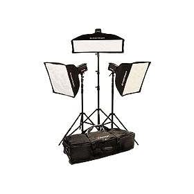 Norman ML-KIT1400R 3 Light 3 Softbox Kit with 1 ML600R & 2 ML400R Monolights, 22 Softboxes, 10x 36 Softbox, Speedrings, 13' Light Stands & Wheeled Case