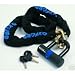 OXFORD PRODUCTS HEAVY DUTY 2METRE CHAIN AND LOCK SOLD SECURE SILVER STANDARD