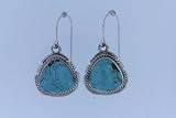 Number 8 Turquoise Earrings by Arkie Nelson