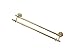 Delta Faucet 75224-PB Victorian, 24-Inch Double Towel Bar, Polished Brass