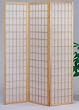 3-panel Natural Color Wood Shoji Screen / Room Divider