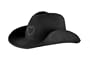 San Diego Hat Company Black Kids Western Wool Felt Cowboy Hat, 1-2 Years