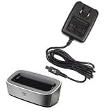 COMBO of Black Folding Blade Travel Charger + Charging Pod for Blackberry Bold 9000 :: ACC10600001 + ASY14396003