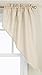 Lorraine Home Fashions Ribcord Swag Pair, 54-Inch x 38-Inch, Buttercream