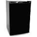 Haier HNSE05BB 4-3/5-Cubic-Foot Compact Refrigerator/Freezer, Black/Stainless