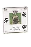 Pug Clip Photo Frame with Pug Charm
