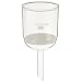 Chemglass CG-1402-26 Glass Buchner Filtering Funnel with Coarse Frit, 600mL Capacity, 19mm OD x 100mm Length Stem, 90mm Diameter