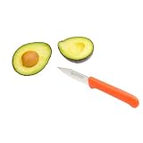 Messermeister3-InchClipPointParerwithMatchingSheath,Orange