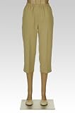 Microfiber Twill Pull-On Capri