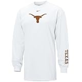 Nike Texas Longhorns White Classic Logo Long Sleeve T-shirt