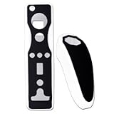 Silicon Sleeve for Wii Game Controller (Black/White)