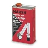Rolmark Marsh 20909 Stencil ink RED - Quart