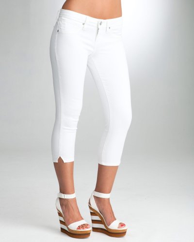 bebe Signature Skinny Slit Crop Jean product image