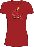 St. Louis Cardinals Ladies Vintage Logo T-Shirt by Red Jacket