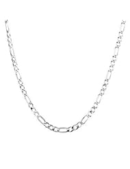 Sterling Silver Figaro Chain 20in