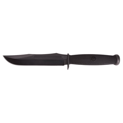 SOG Specialty Knives & Tools FX01N-CP Fixation Bowie Knife with Straight Edge Fixed 7-Inch Steel Blade and Kraton Handle, Black Oxide Finish SOG Specialty Knives & Tools FX01N-CP Fixation Bowie Knife with Straight Edge Fixed 7-Inch Steel Blade and Kraton Handle, Black Oxide Finish