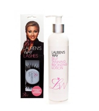 New! Lauren's Way Self Tanning Bronzing Lotion 250ml & Lauren's Lashes!