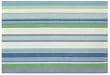 Durable Hand Woven 100% Cotton Striped Placemat With Fuses Backing 12x18 Inches Set of Six