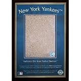 New York Yankees 2009 game used dirt plaque