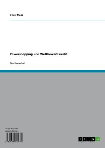 Powershopping und Wettbewerbsrecht (German Edition)