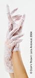 Stretch Lace Wrist Length Gloves