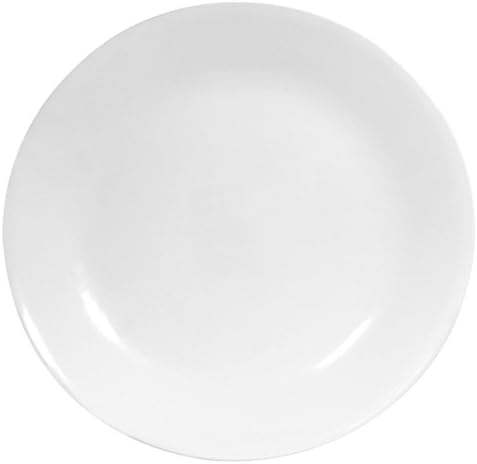 Premium Dinner Salad Plate Dinnerware Simple and Elegant in Classic White Perfect for Year-round Use Set of 4 (6")