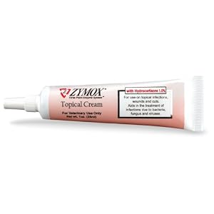 Zymox Topical Pet Cream with Hydrocortisone, 1-Ounce