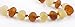 The Art of Cure Baltic Amber Teething Necklace for Baby (Raw Cognac/Lemon) - Anti-inflammatory