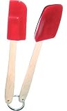 SiliconeZone Mini Spatula/Spoon Set, Red
