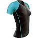 ｓｋｉｎｓ(スキンズ）　ｓｈｅ　ショートスリーブトップ（Bｌａｃｋ／Blue)