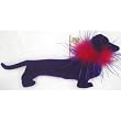 Red Hat Dachshund Plush Sachet