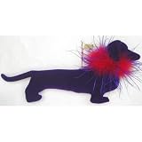 Red Hat Dachshund Plush Sachet