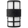 Hinkley Lighting 1908OI Saturn 2 Light Outdoor Wall Light in Olde Iron with Opal Etched Glass glass