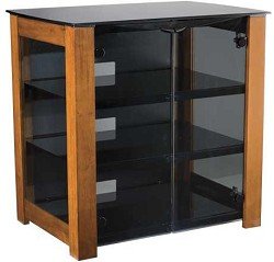 Sanus DFAV230CN - Designer Series 4-Shelf A/V Cabinet for TVs up to 37 (Chestnut)