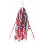 Pyramid Laser Bicycle Streamers, Red, White and Blue