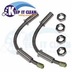 12 Inch Stainless Steel Door Loom (1 Pair) Accessories Door Hardware