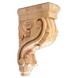 Jeffrey Alexander Acanthus Bar Bracket (CORE-CH) 7-3/4 X 3-3/8 X 13, Cherry