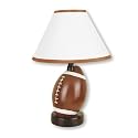 Ore International Ceramic Football Table Lamp