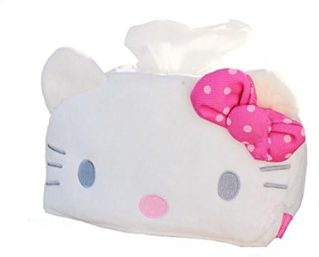oopsfly Super Cute Hello Kitty Car Auto Tissue Box Cover 1#