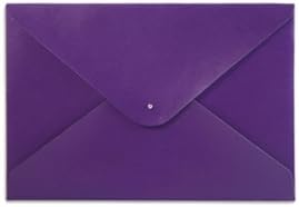 Paperthinks Lavender Recycled Leather File Folder, 9 x 13-inches ,PT95901