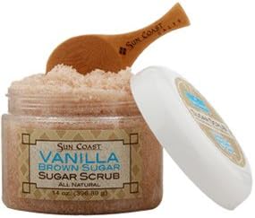 Sun Coast Sugar Scrub (14 oz, Vanilla Brown Sugar)