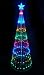6' Multi-Color LED Light Show Cone Christmas Tree Lighted Yard Art Decoration