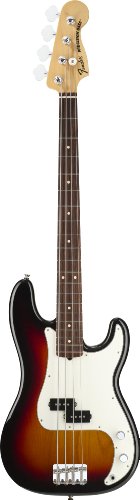 Fender American Special Precision Bass® Electric Guitar, 3 Tone Sunburst, Rosewood Fretboard