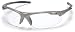 Pyramex Avante Safety Glasses wtih Silver Frame Clear Lens